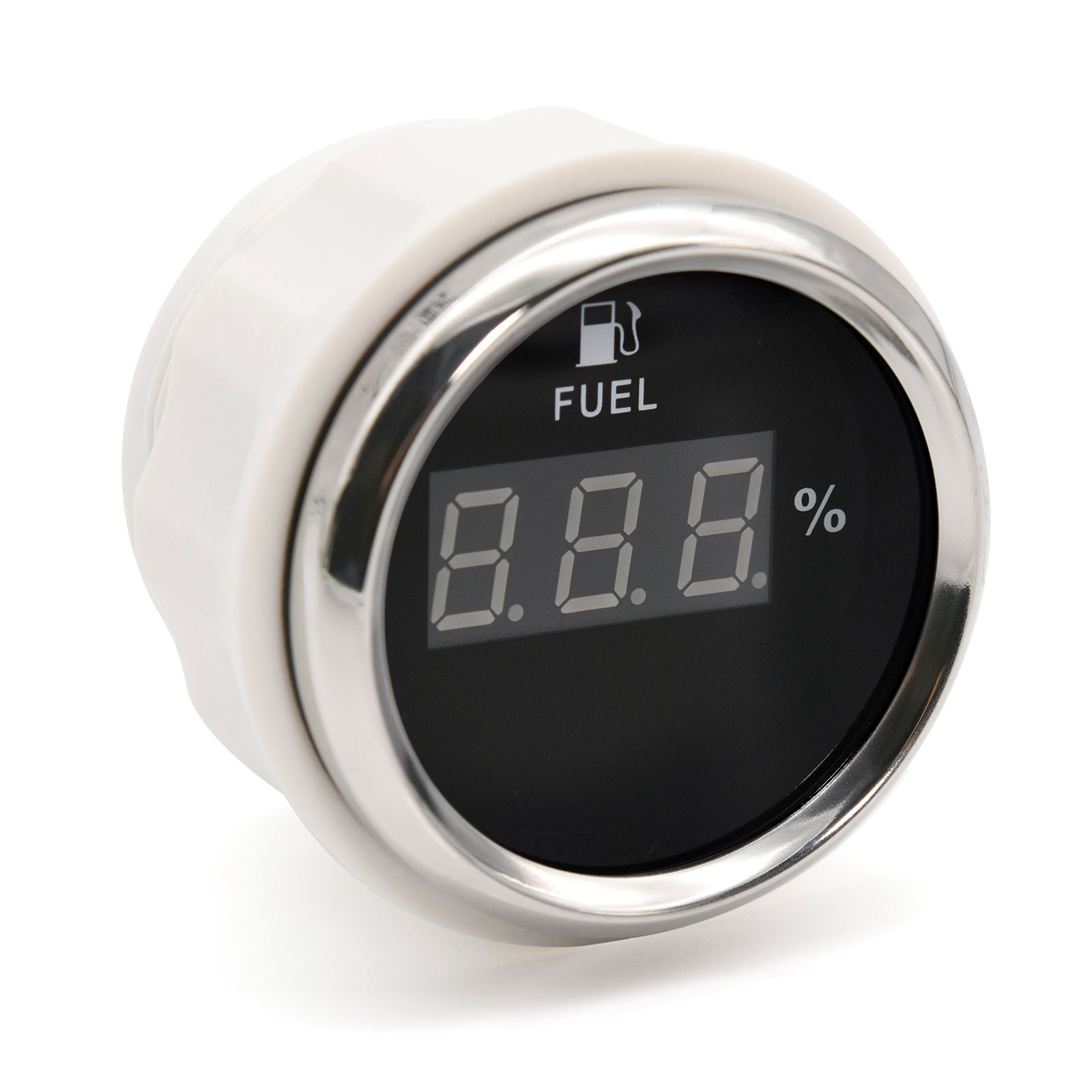 LED rojo 52mm indicador de nivel de combustible coche Metro 0-190 ohm 240-33ohm para del camión del coche del barco de RV de indicador de nivel de aceite LCD Display 9-32V