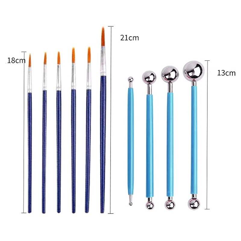 20 pièces Mandala pointage outils ensemble Mandala peinture pointillage pochoirs Kit pour Art Rock peinture