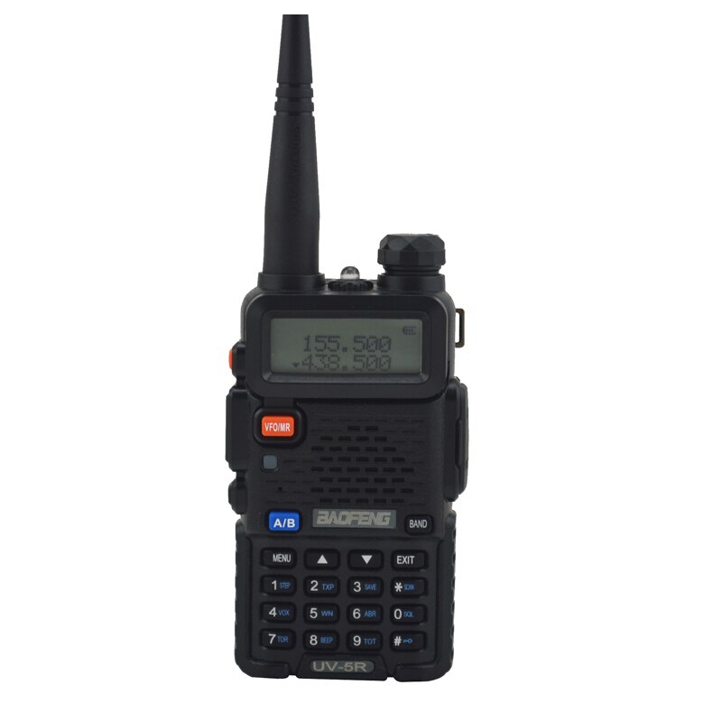 BAOFENG UV-5R Dual Band VHF/UHF 136-174MHz & 400-520MHz FM Portable Two way radio handheld Walkie talkie 5r BF-UV5R: Black / BRITISH