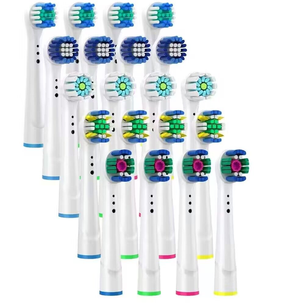 Universelle Bürstenkopf-Nachfüllung für Oral B elektrische Zahnbürste, empfindliche Präzision, saubere Zahnseide, Kreuzfunktion, Bürstendüsen für Oralb