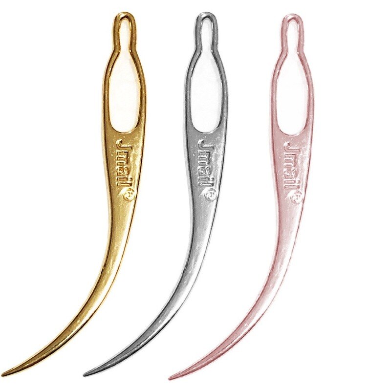 1pc dreadlock nålar i halvmåneform metall dreads krokar underhåll hår verktyg fläta tillbehör