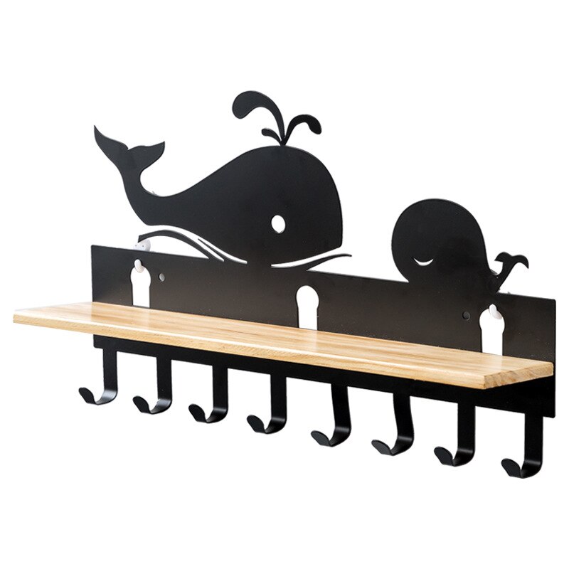 Wall Mount Hook Rail Kapstok Met 8 Rvs Haken Muur Haken Voor Thuis Kast Organisatie Voor Hoed Handdoek portemonnee Gewaden