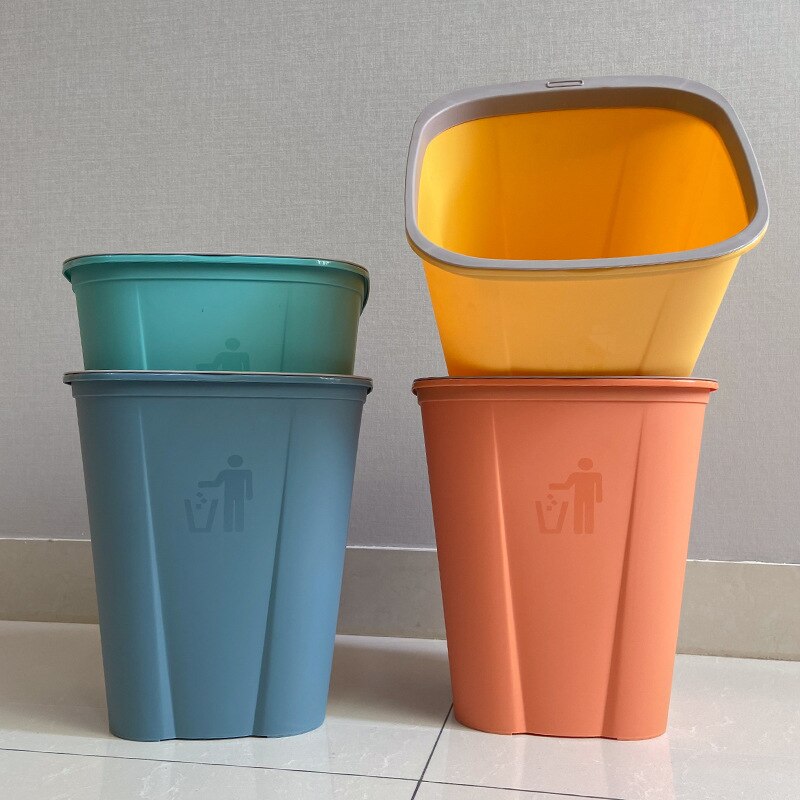 Big Recycling Trash Can Garbage Bin Storage In The Kitchen Cabinets Dumpster Dustbin Bathroom Garden Comaster for Home Sorting