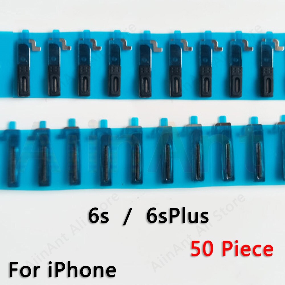 50 stück Für iPhone 6 5 5s 5c X Xs Max 5 6s LCD Bildschirm Anzeige Anti-Staub Gittergewebe Klebstoff Stecker Für iPhone 7 8 Plus Reparatur Teil: For iPhone 6s