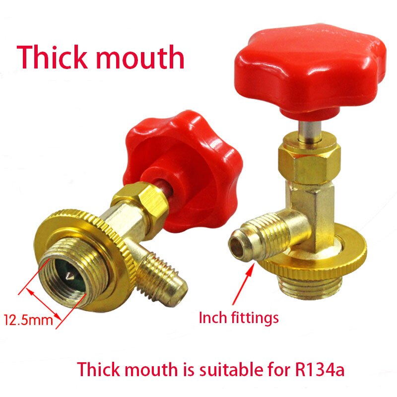 R12 R22 R410 R134A Air conditioning liquid filling safety valve open valve bottle opener refrigerant special fluoride tool