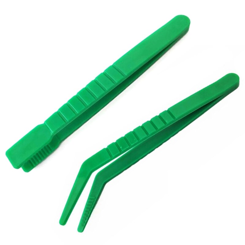 Pinzas de plástico para atrapar insectos para niños, pinzas para estudio de biología, 10 piezas