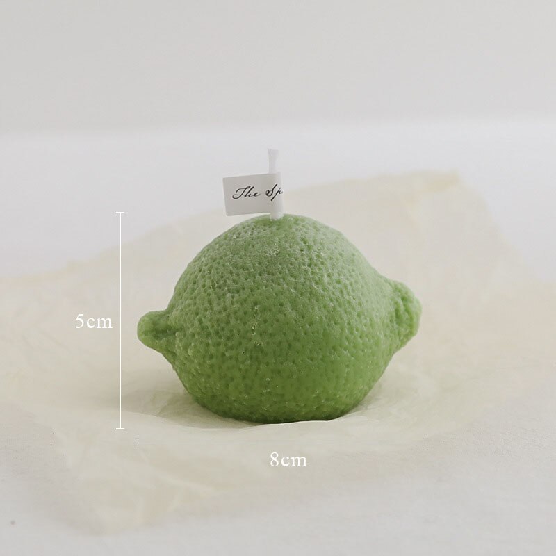 Ręcznie robione świece cytrynowe świece zapachowe aromaterapia dekoracje ślubne świece zapachowe ins strzelanie rekwizyty ozdoby: 4