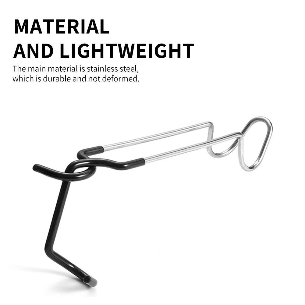 Stabiele Lamp Hanger Multifunctionele Zakken Draagbare Outdoor Camping Lantaarn Haak Tent Pole Kleding Vissen Reizen Wandelen Tuin