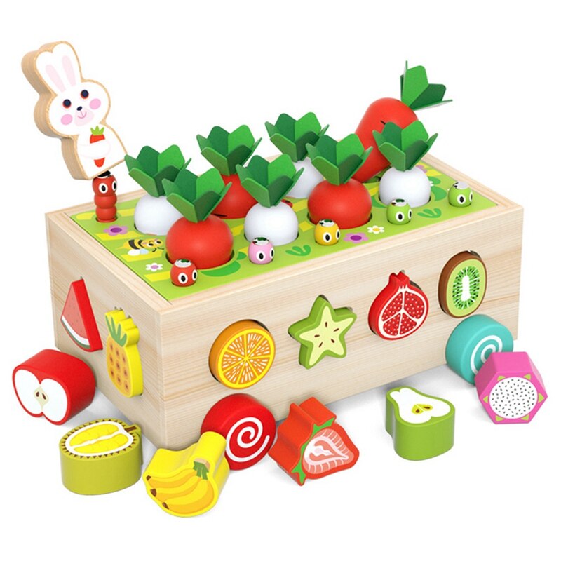 Boerderij Boomgaard Speelgoed Kinderen Educatief Speelgoed Auto Groente En Fruit Vorm Erkenning Bijpassende Speelgoed Voor 2 Jarigen