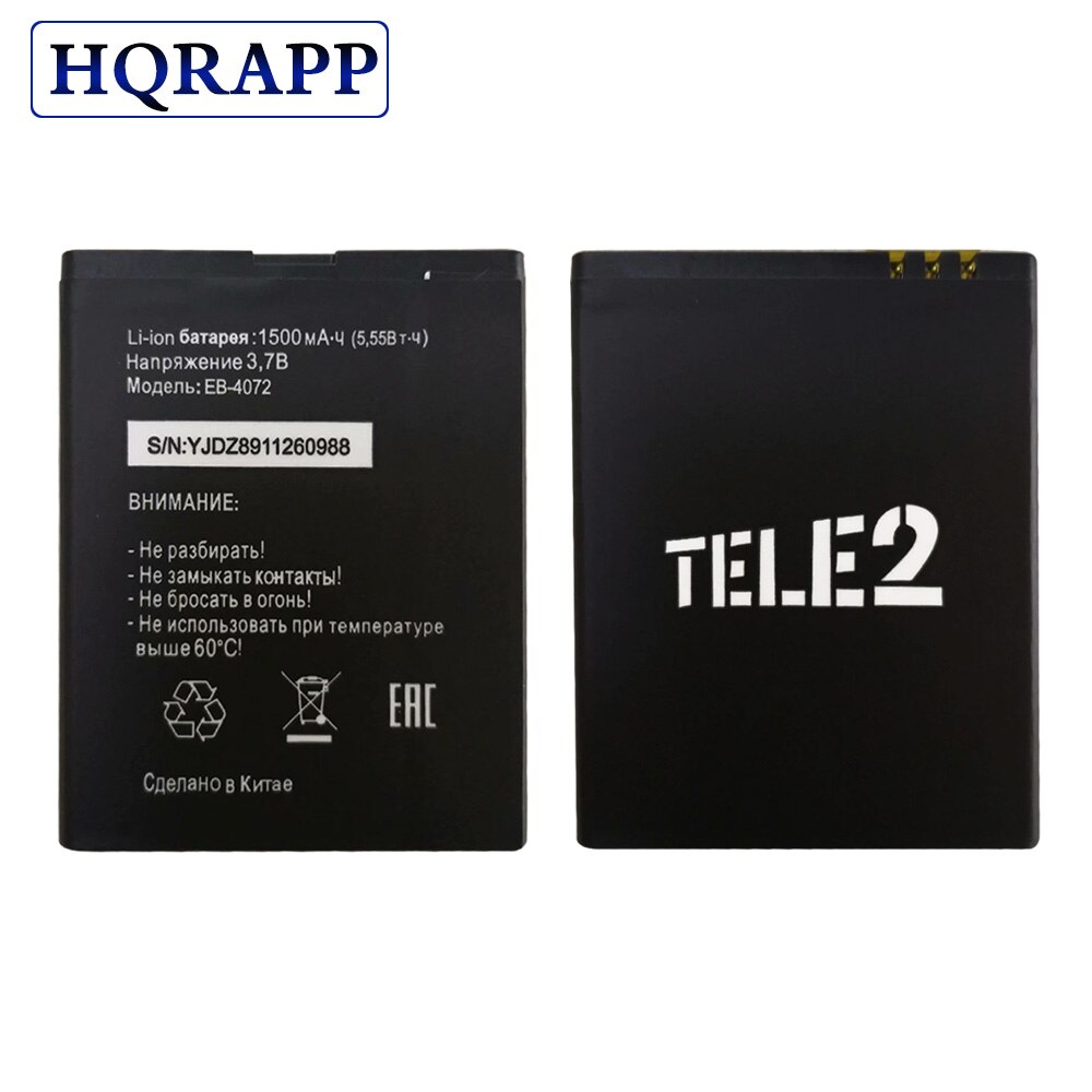 1500 Mah EB-4072 Batterij Voor Smart Start2 Mtc Tele2 Mini Mobiele Telefoon Batterijen