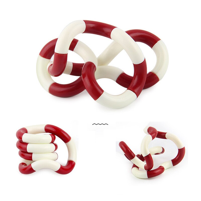 Colorful Roller Twist Fidget Toys Anti Stress Adult Brain Relax Simple Dimple Child Rope For Stress Kids Antistress Focus Toy: O