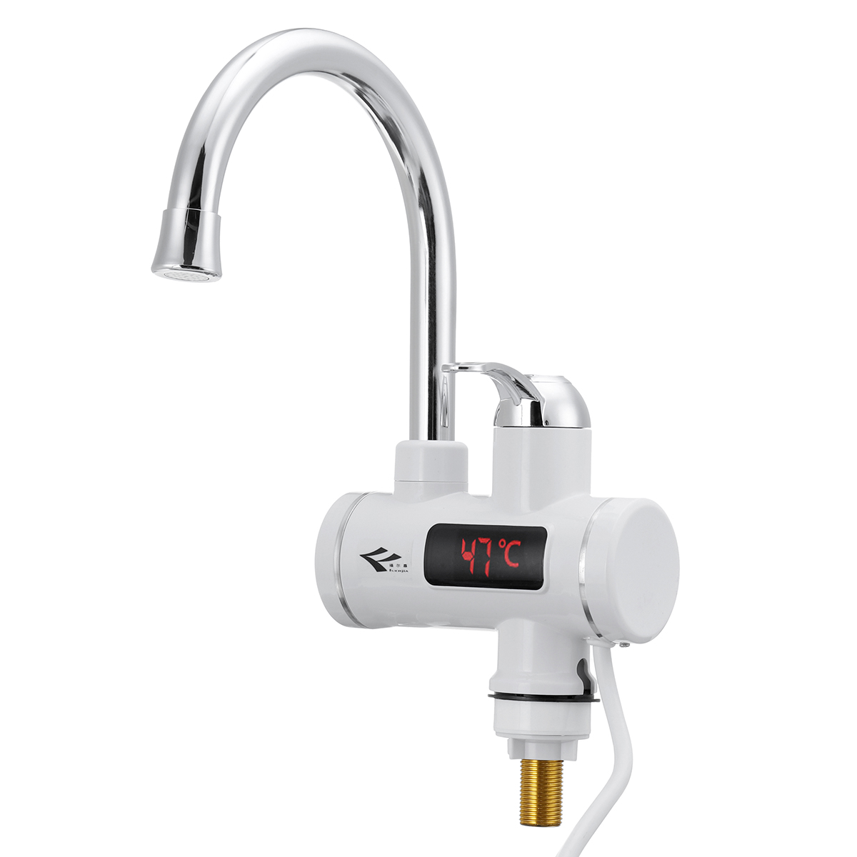 3000W 220V Temperature Display Instant Tankless Electric Water Heater Faucet Home Kitchen Instant Heating Tap Water Heater: Type 2