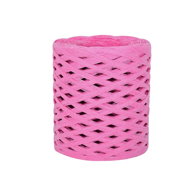 200m/Roll Hand-knitted Lafite Raffia Straw Paper Cord Ribbon For Wedding Birthday Party Packaging Box Craft Twine Belt Rope: B10