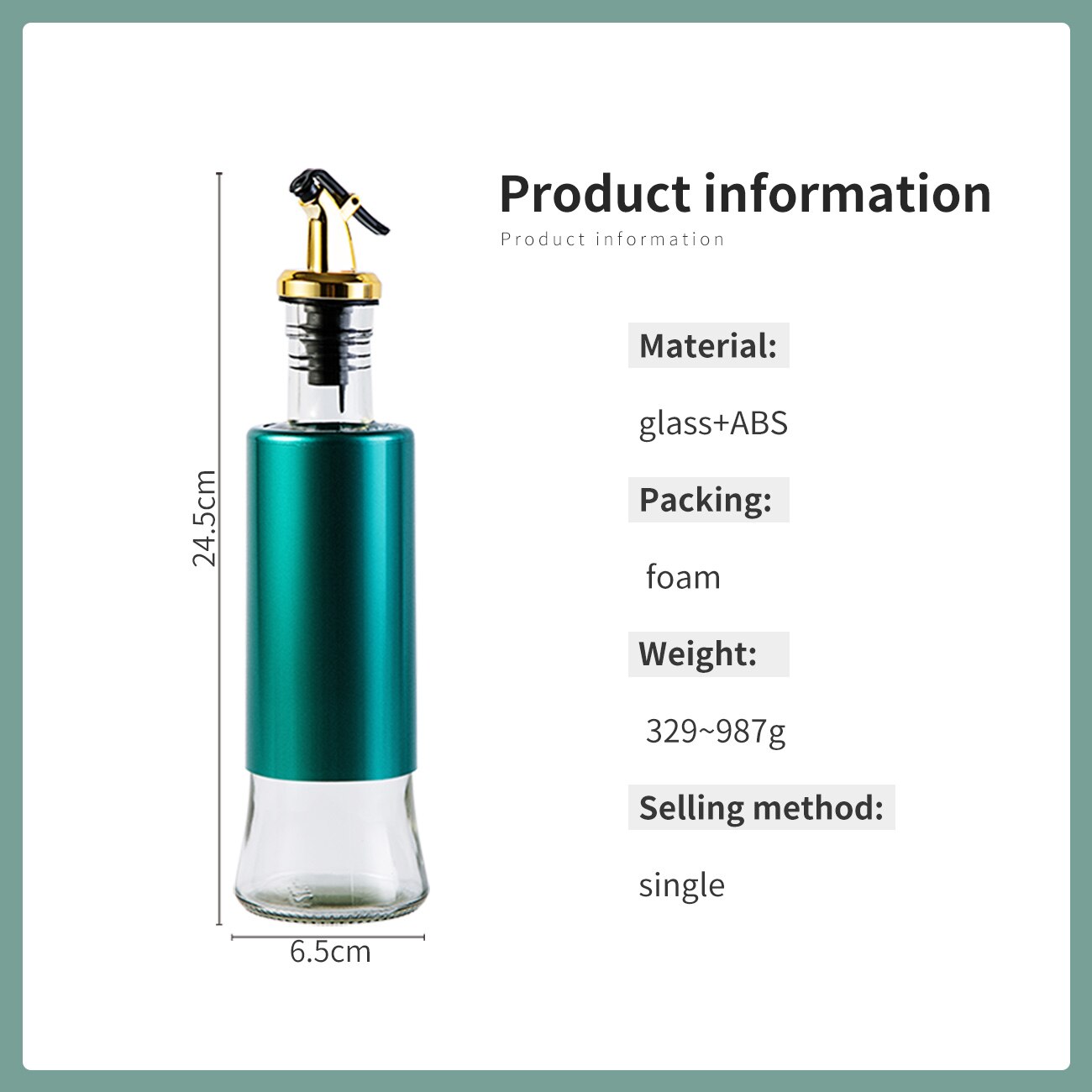 Glazen Olie Pot Japanse Stijl Keuken Automatische Openen En Sluiten Sojasaus Azijn Kruiden Fles Azijn Pot