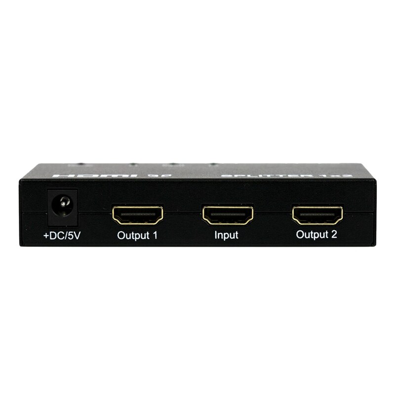 HDMI Splitter 1 in 2 Way Splitter HDMI Supports 3D HDMI 1X2 o Splitter US Plug