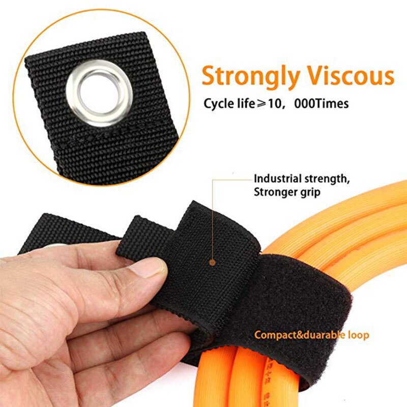 Zelfklevende Elastische Gesp Klittenbandsluitingen Magic Nylon Elastische Band Haak Lus Kabelbinders Velcroing Bandjes Sticky Sluiting Tape