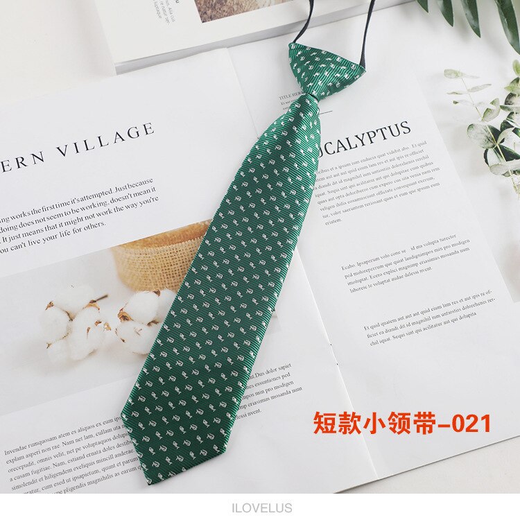 Cravate en soie avec dessin animé pour garçons et enfants, rayée, élastique, couleur unie, accessoires de fête de mariage, nouvelle