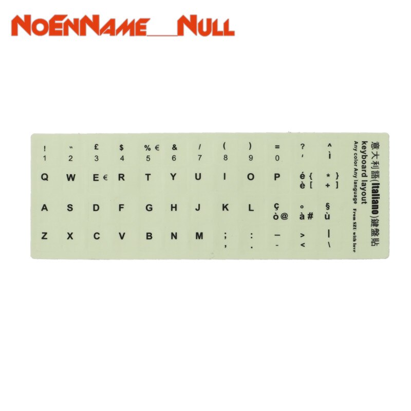 Laptop accessories keyboard cover stickers Fluorescent Keyboard Stickers Luminous Waterproof Keyboard Protective Film