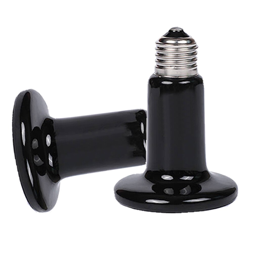 Lampe chauffante en verre 100W | 2 pièces, lampe chauffante par tache, blanc doux, éclat UVA, lampe chauffante pour ampoules