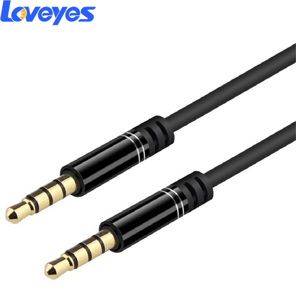 3.5Mm Male Naar Male Aux Audio Kabel Plug Headset Extension Lijn Voertuig Bluetooth Luidspreker Lijn Power Kabel 1M lengte A7