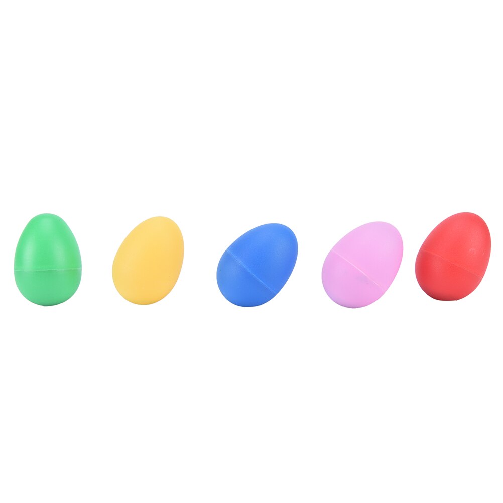 1pcs Pure Color Plastic Colourful Sound Egg Shaker Musical Instruments Maraca Rattles Shaker Red/Blue/Yellow/Pink/Green