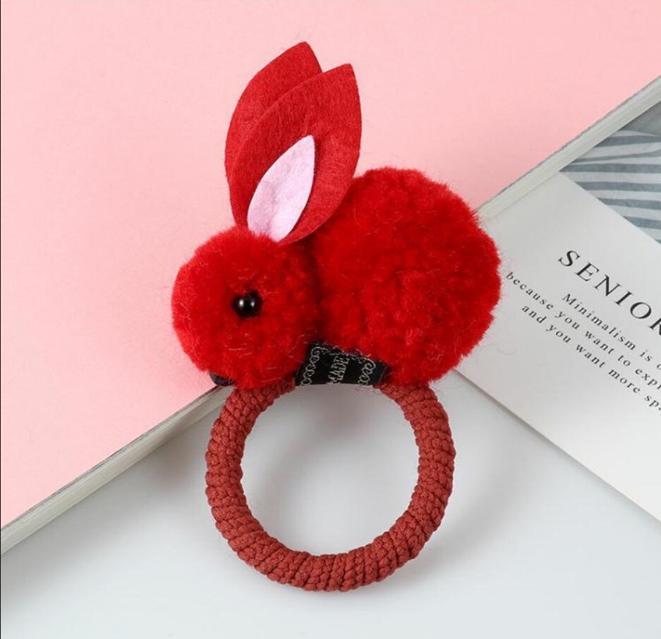 Cute Rabbit Hairpin Hair Ring: 33