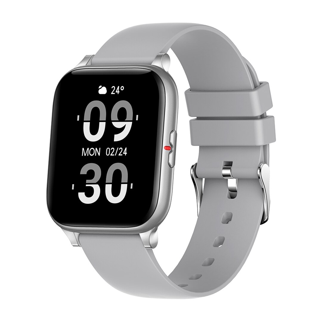COLMI – montre connectée P8 Mix pour les hommes, étanche conforme à la norme IP67, moniteur d&#39;activité physique et de fréquence cardiaque, écran de 1.69 pouce, pour téléphone Android et iOS: Gray