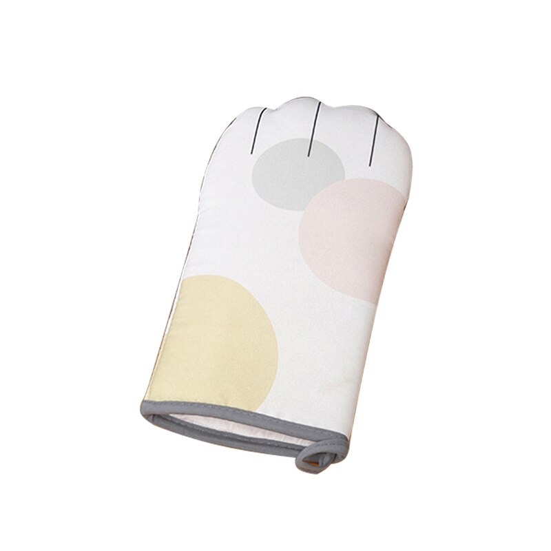 3D dessin animé chat pattes four mitaines longue coton cuisson isolation micro-ondes résistant à la chaleur anti-dérapant gants Animal 1PC: I 1 pcs