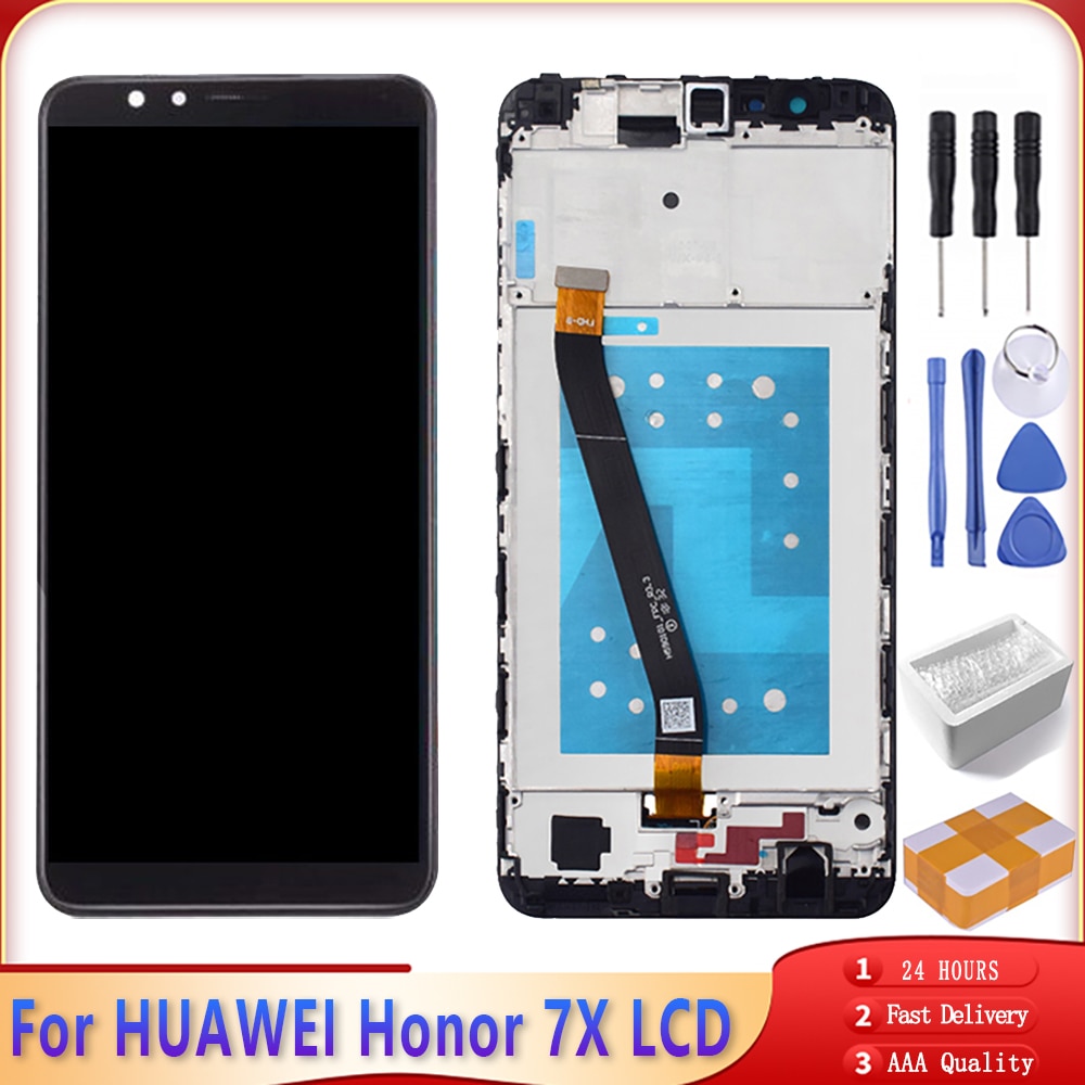 Recambio de pantalla LCD para Huawei Honor 7X, AAA de 5,93 pulgadas, con pantalla táctil, BND-L21, BND-L22, BND-L24