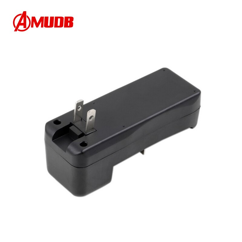 AMUDB 18650 26650 Battery Quick Charging Charger One Dual Slot Rechargeable Portable DC5V/1A USB Lithium Smart Battery Charg