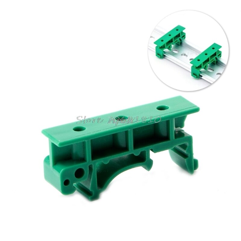 SIV 1 Set of Simple PCB Circuit Board Mounting Bracket For Mounting DIN Rail Mounting 2x Adapter+4x Screws Z9