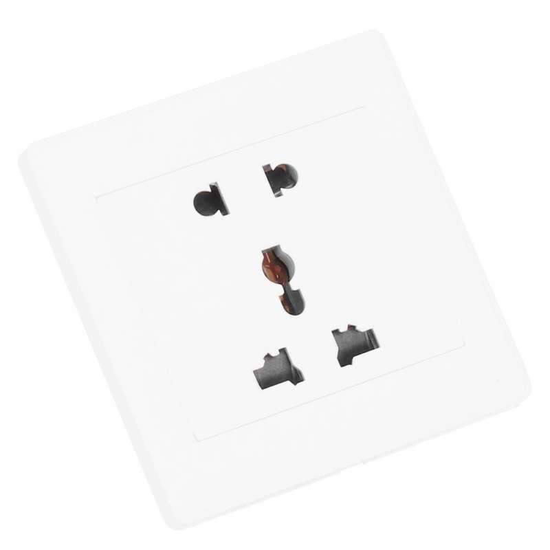 10 Sets Power Supply Socket Concealed Installation Socket Wall-Mounted 5-Hole Outlet Household Power Supplies