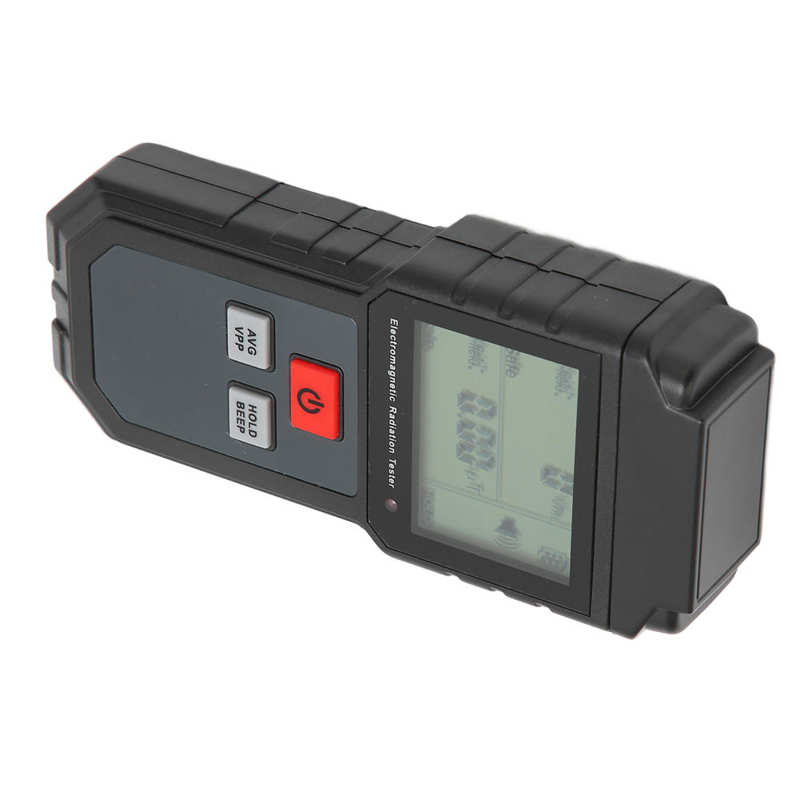 Radiation Detector Electromagnetic Radiation Tester 1V/M-1999V/M LCD EMF Meter with Sound Light Alarm for Home Appliances