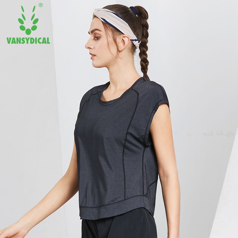 Gym Yoga Shirts Tops Women's Loose Breathable Workout Fitness Short Sleeve Running Sports T-shirts Sportswear
