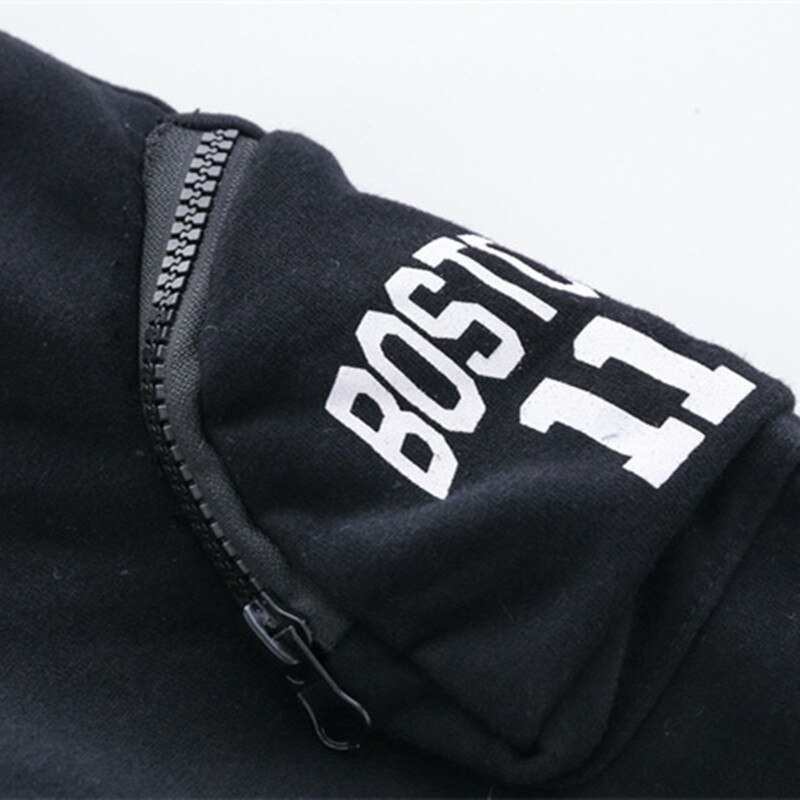 Mudkingdom Little Boy Jogger Plus Velvet Solid Letter Elastic Waist Casual Sports Pants for Boys Zipper Pocket Winter Trousers