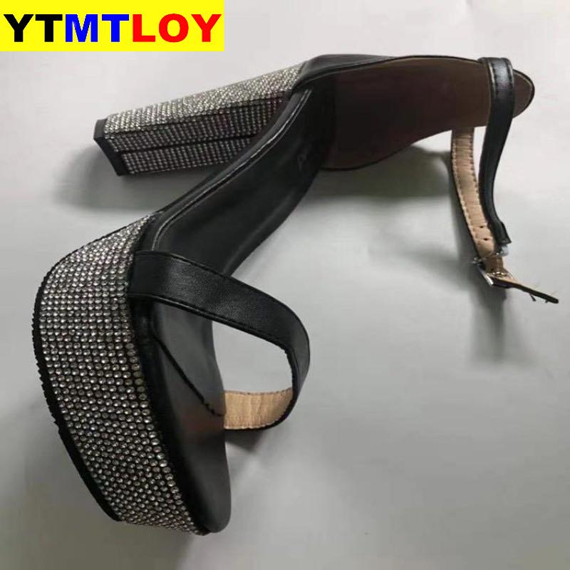 Zomer Vrouwen Sandalen Bling Vrouw Dames Gesp Slingbacks Open Teen Sandalen Feamle Mode Toevallige Platform Schoenen