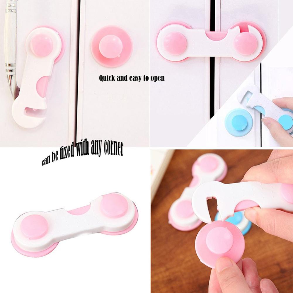 Baby Safety Lock Corner Cabinet Drawer Padlock Protection Children Security Door Safety Lock