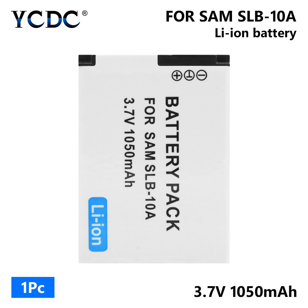 SLB-10A de batería de la cámara para Samsung P800 PL60 PL65 PL70 HMX-U10 SAC-47 NV9 TL9 Samsung SL102 SL202 SL310 SL420 SL502 SL620: 1 Pcs