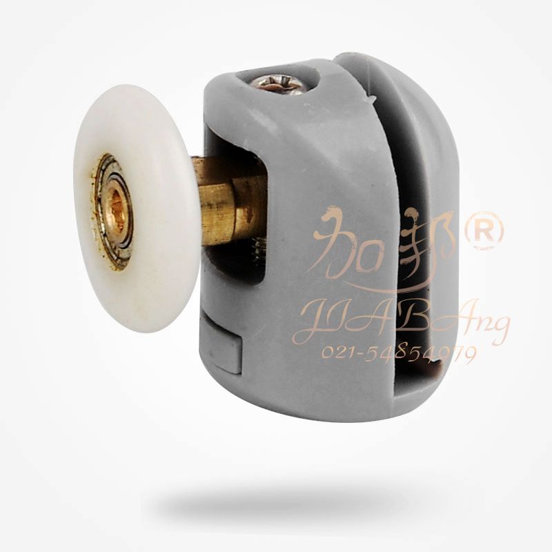 Old fashioned shower room wheel swing wheels spring wheel curved glass door circarc bathroom sliding door pulley