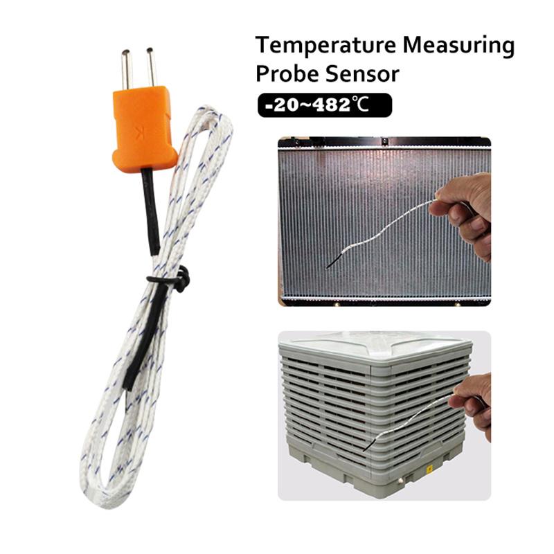 Pt01 termoelement k type temperatur målesonde sensor trykføler cylinder lækage tester