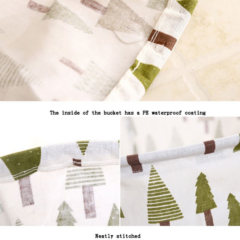 Opvouwbare Dieren Patroon Wasmanden Voor Badkamer,