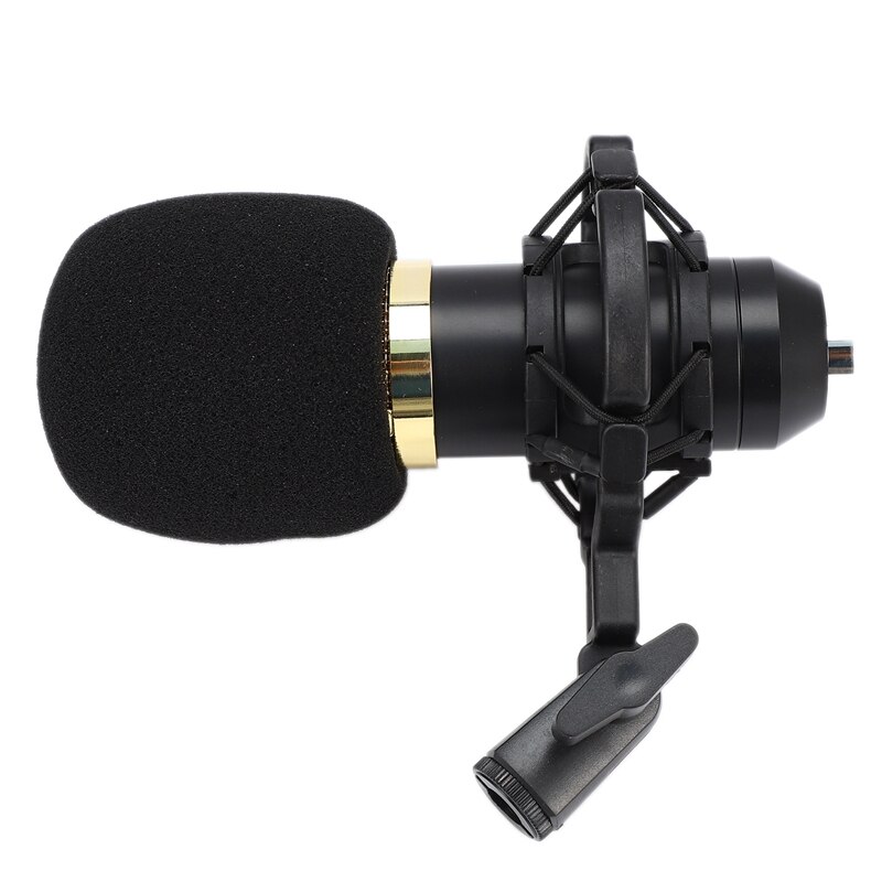 Condenser Sound Microphone with Shock Mount for Computer Sound Recording Kit KTV Karaoke BM800 Microphone