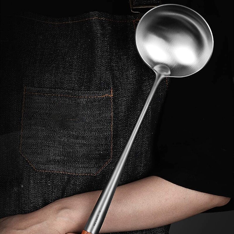 304 Roestvrij Stalen Wok Spatel Koken Equpment Keukengerei Wok Spatel Ijzer En Pollepel Tool Set Voor Keuken Accessoires