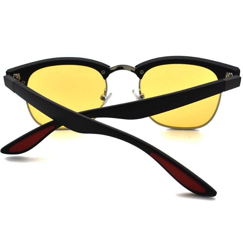 Nachtsicht Gläser Männer Gelb Objektiv Anti Blendung Nacht Fahren Sonnenbrille