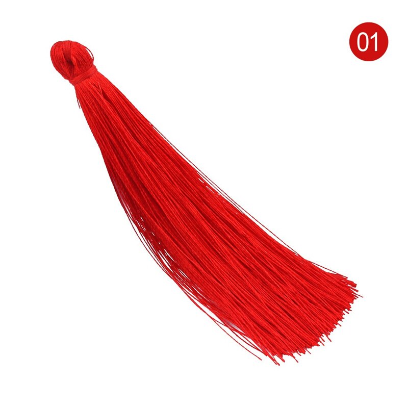 100 Stks/pak Zijde Kwastje Hanger Ketting Earring Bevindingen 90Mm Kwasten Voor Diy Sieraden Maken Accessoires Gemengde Kleuren: color 01