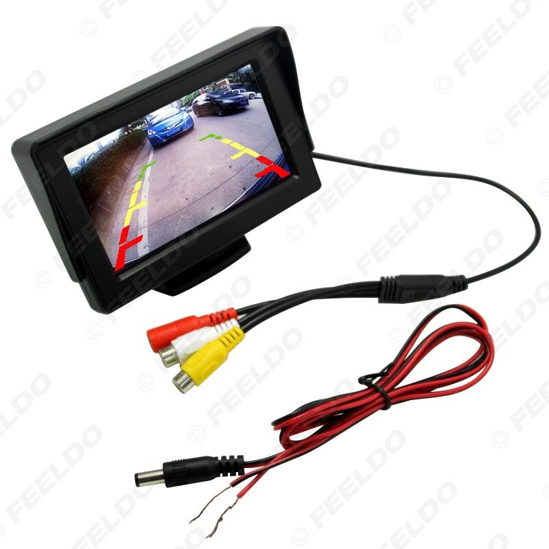 Auto 4.3-Inch Bracket Display Achteruitrijcamera Op Board Monitor On-Board Lcd Monitor
