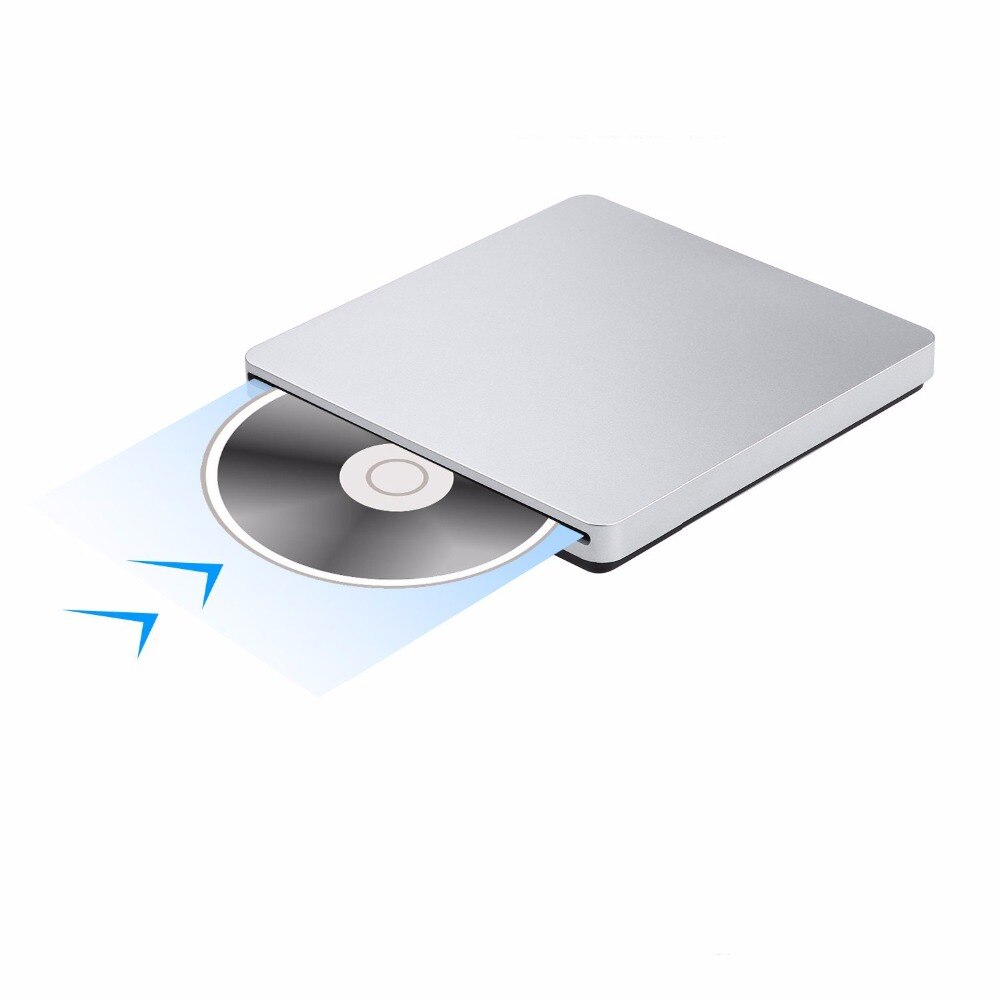 Externe Slim USB3.0 DVD Brander DVD-RW VCD CD RW Brander Draagbare voor Samsung Asus Dell HP ACER Lenovo Toshiba xiaoMi