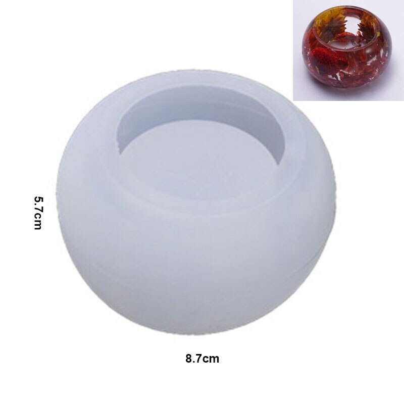 Handmade Glazed Cup Resin Casting Mold Glazed Rose Flower Glass Tumbler Mold Candle Holder Silicone Mold Art Crafts Tool: Light yellow