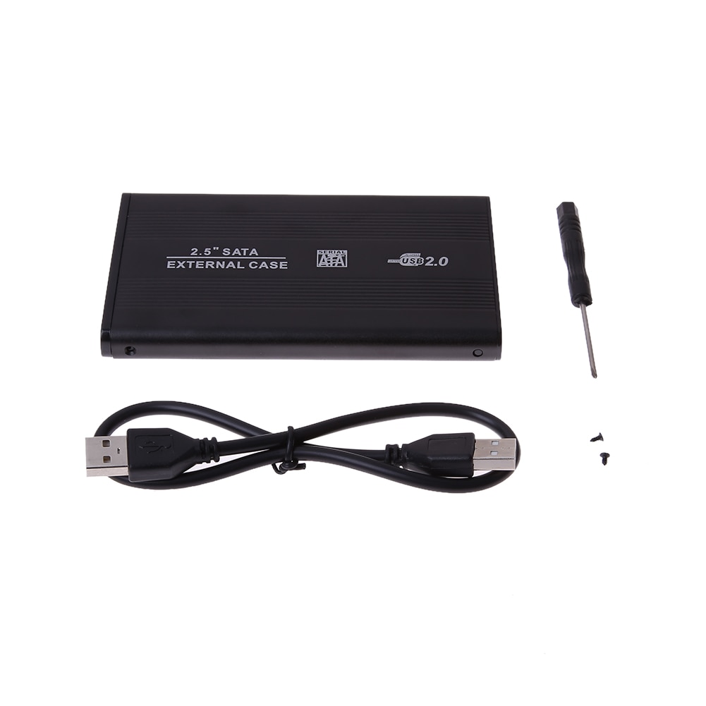 2.5Inch Usb 2.0 Sata Hdd Box Externe Opslag 3Tb Mobiele Harde Schijf Disk Box Usb Draagbare Laptop Ssd solid State Drive Enclusure