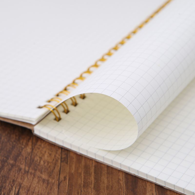 1 Pc A5 Bullet Notebook Kraft Dot Grid Time Manage... – Grandado